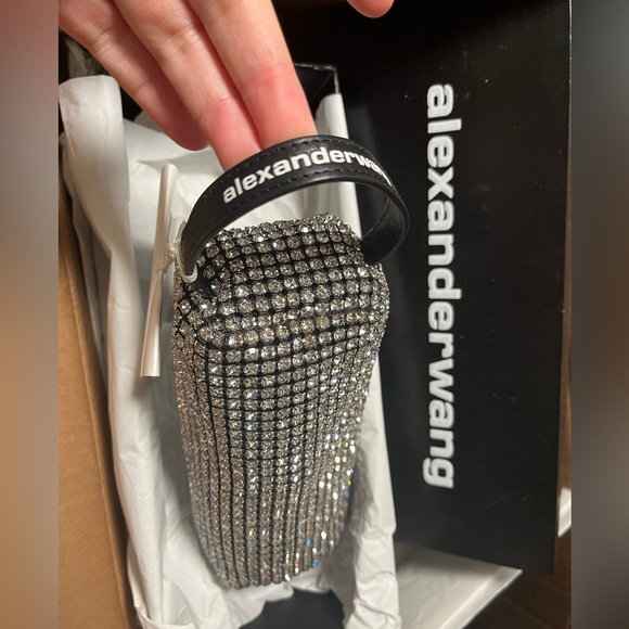 New in box Alexander Wang Crystal pouch - Picture 2 of 3